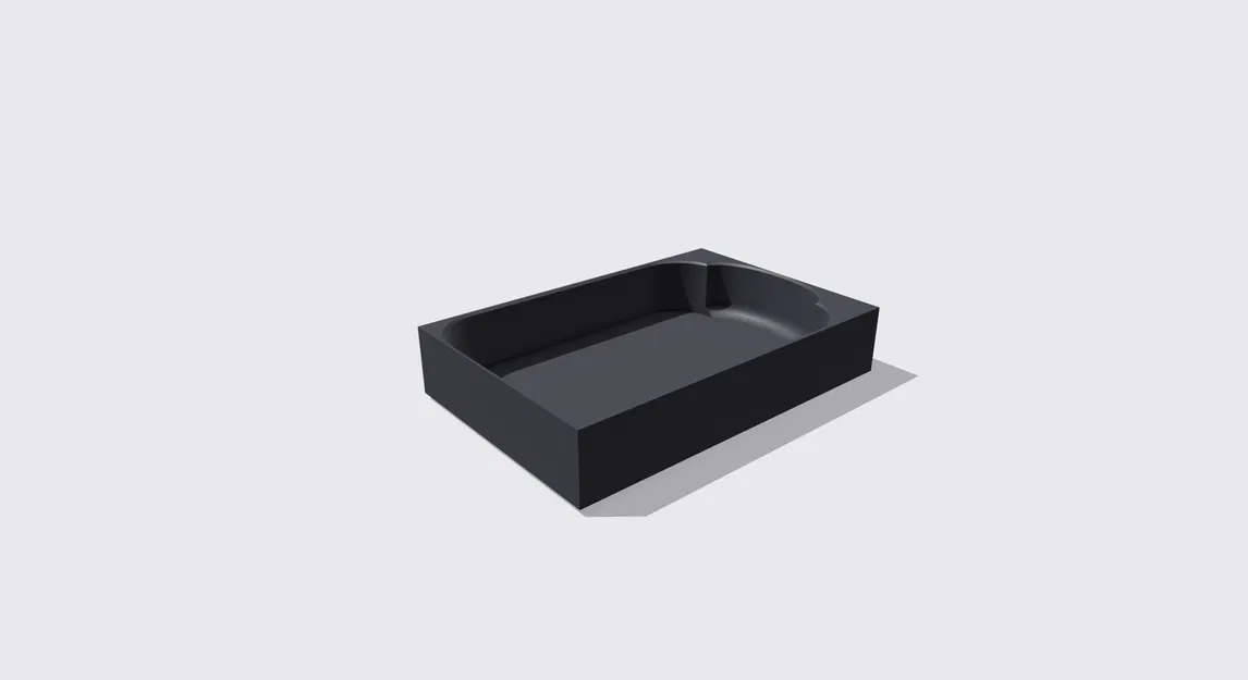 IKEA 365+ Rectangular Glass Box Holder (alch grid) - Image 1