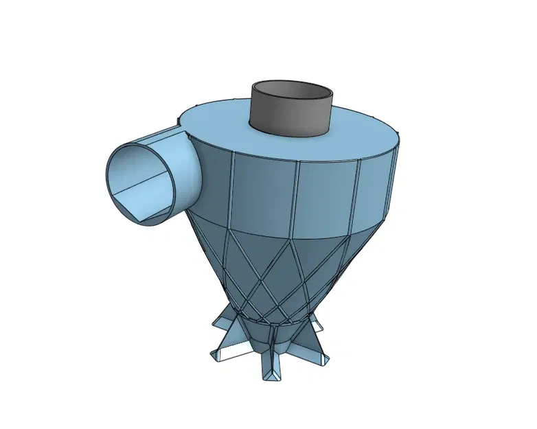 Máy Tách Bụi Dạng Xoáy Lốc Khổng Lồ - Image 2