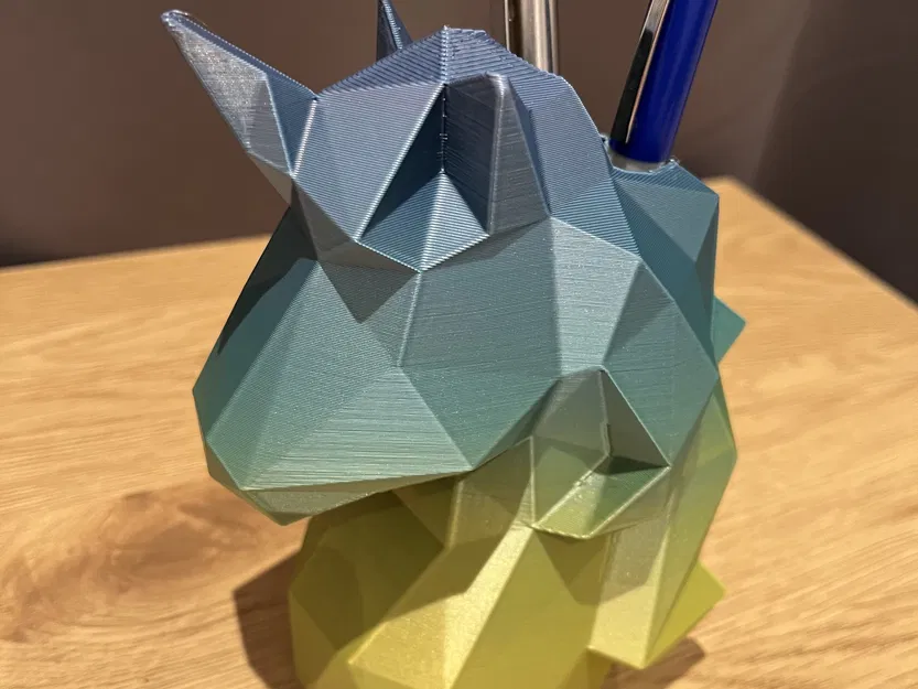 Giá đỡ bút kỳ lân poly (bản phối lại) - Image 1