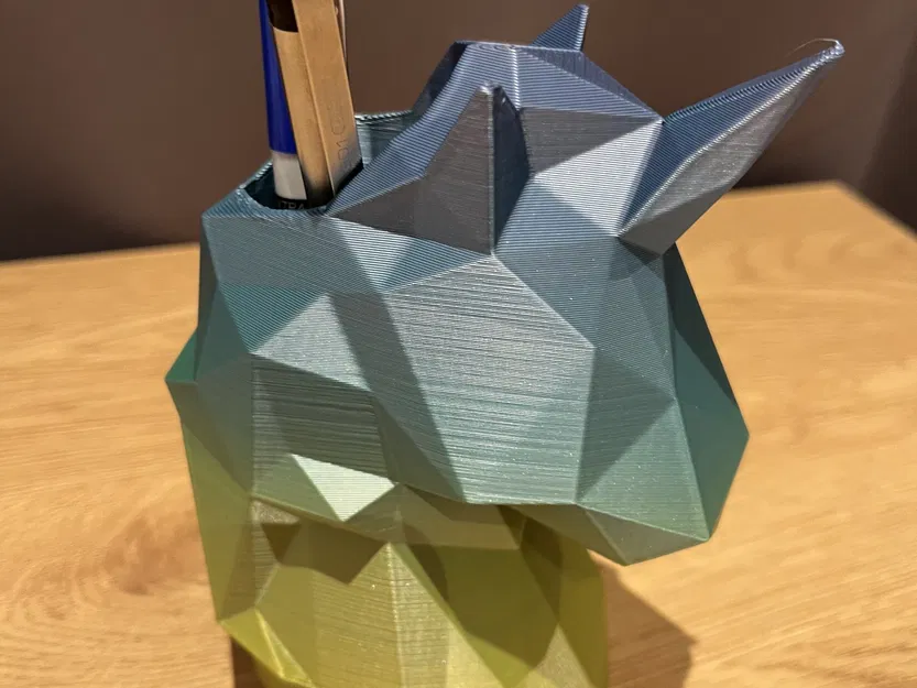 Giá đỡ bút kỳ lân poly (bản phối lại) - Image 2