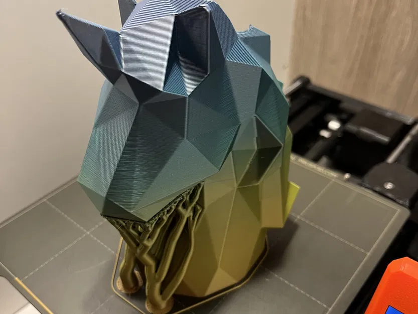 Giá đỡ bút kỳ lân poly (bản phối lại) - Image 3