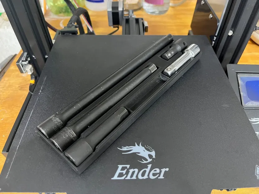 Khay/Kệ giữ bộ Cần tuýp 3/8 Drive 5 món Harbor Freight 67926 - Image 1