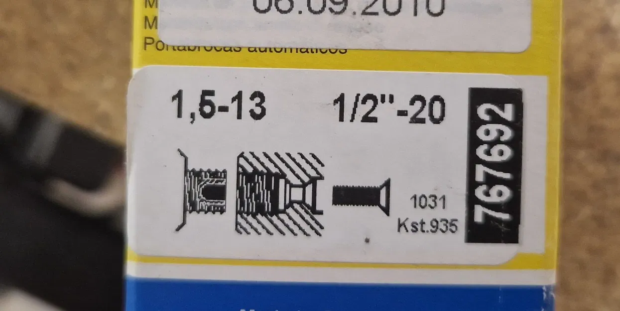Bộ Chuyển Ren M10 Trong, 1/2"-20 Ngoài - Image 2