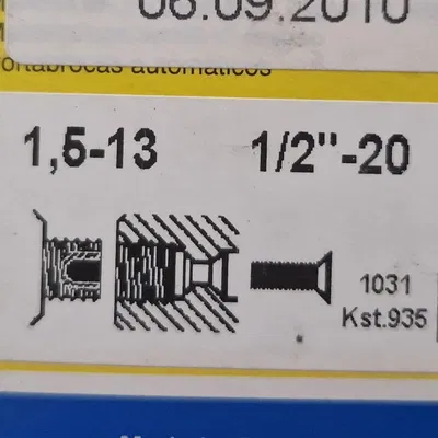 Bộ Chuyển Ren M10 Trong, 1/2"-20 Ngoài