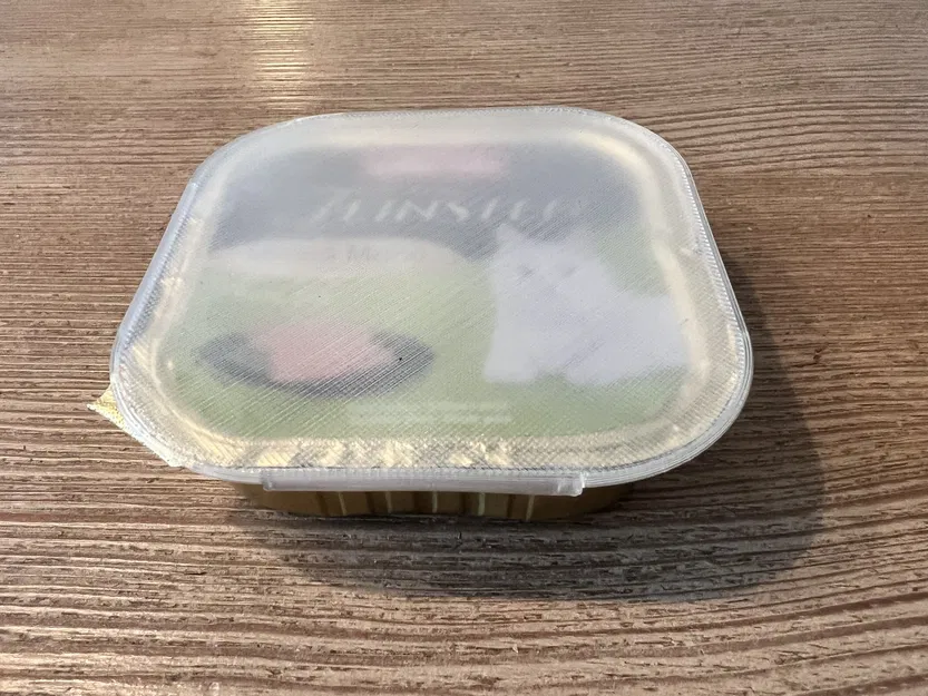 Nắp Đậy Khay Thức Ăn Cho Mèo Nhôm 100g (Ví Dụ: Animonda) - Image 1