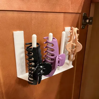 Kệ / Giá Treo Kẹp Tóc Trong Tủ Phòng Tắm