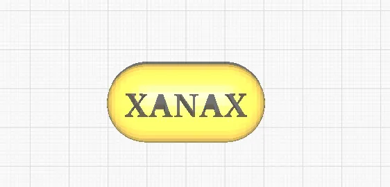 Mô hình viên thuốc Xanax giả - Image 1