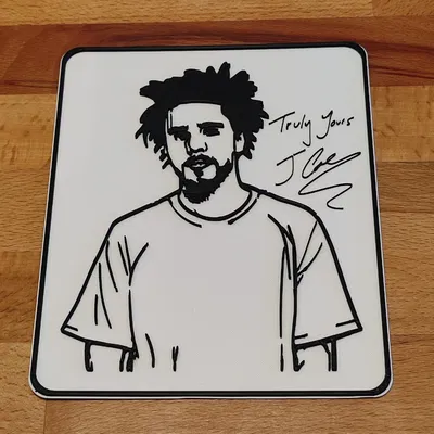 J. Cole Portrait Truly Yours
