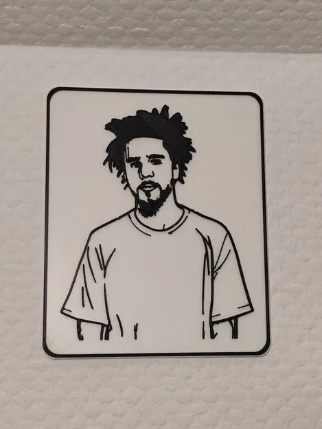 J. Cole Portrait Truly Yours - Image 2