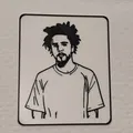 J. Cole Portrait Truly Yours - Thumbnail 2