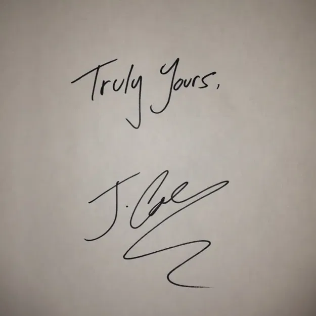 J. Cole Portrait Truly Yours - Image 3