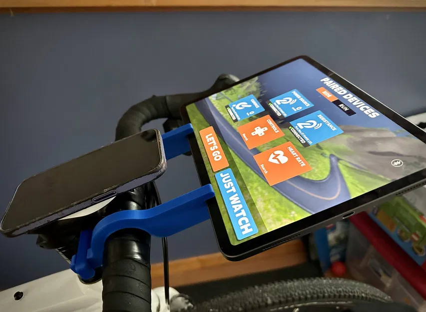 Bike trainer iPad mount - Image 1