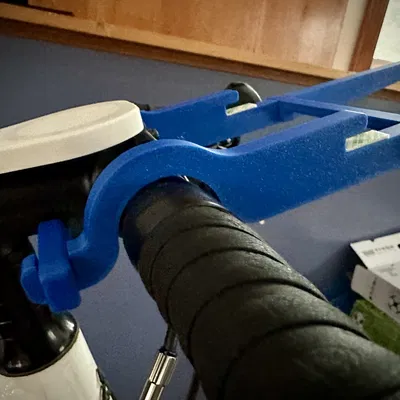 Bike trainer iPad mount