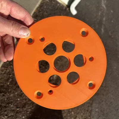 Đế Router Khoan Sẵn cho Porter Cable 3 1/4 HP