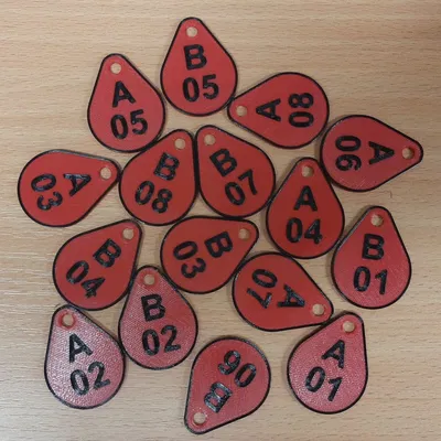 Označovač na klíče "budova 8"