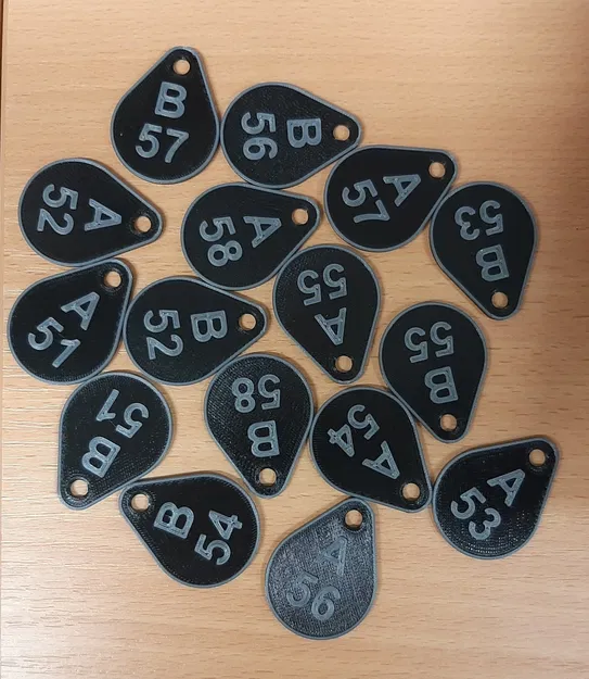 Označovač na klíče "budova 8" - Image 2