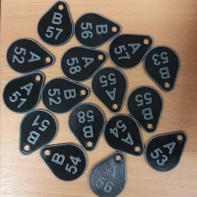 Označovač na klíče "budova 8"