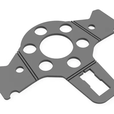 Logitech G923 wheel button face plate.