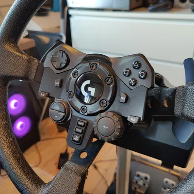 Logitech G923 wheel button face plate.