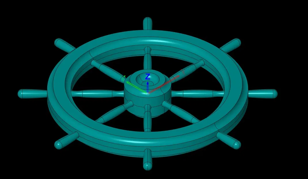 Steuerrad/Steering wheel/boat - Image 1