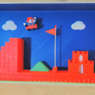 Mô Hình Siêu Anh Hùng Mario Bros 3D