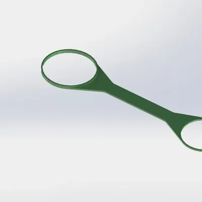 Water bottle carry handle