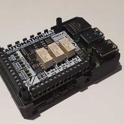 Vỏ case cho RPi 4 kèm Pimoroni automation hat