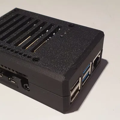 Vỏ case cho RPi 4 kèm Pimoroni automation hat