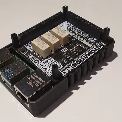Vỏ case cho RPi 4 kèm Pimoroni automation hat