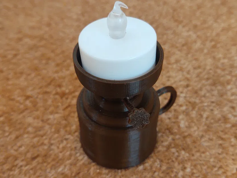 Đèn Dầu Mini Từ Nến Trà - Image 3