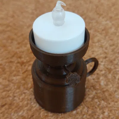 Đèn Dầu Mini Từ Nến Trà