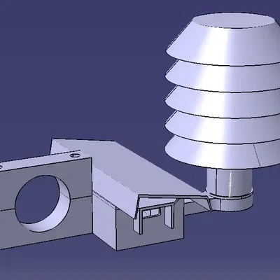 Trạm thời tiết ESP32 + BME280 (phiên bản cũ v1) với màn hình Stevenson