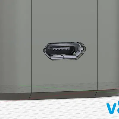 Hộp Lithophane Cong Phiên Bản Micro-USB