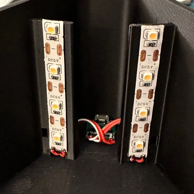 Hộp Lithophane Cong Phiên Bản Micro-USB - Image 6