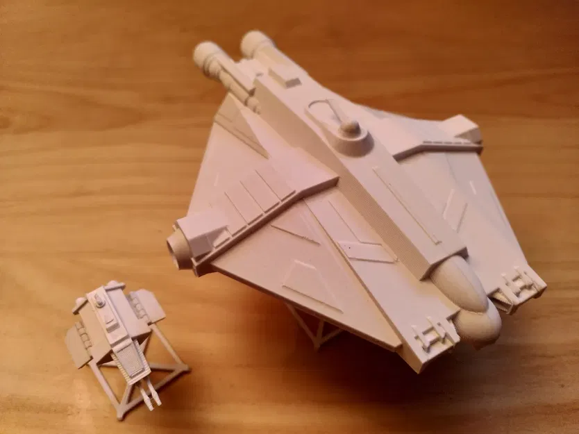 Mô hình Star Wars Ghost VCX 100 với tàu con Phantom I - Image 1