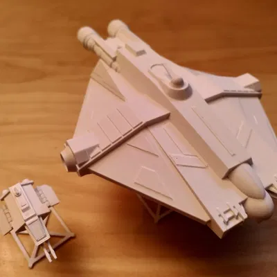 Mô hình Star Wars Ghost VCX 100 với tàu con Phantom I