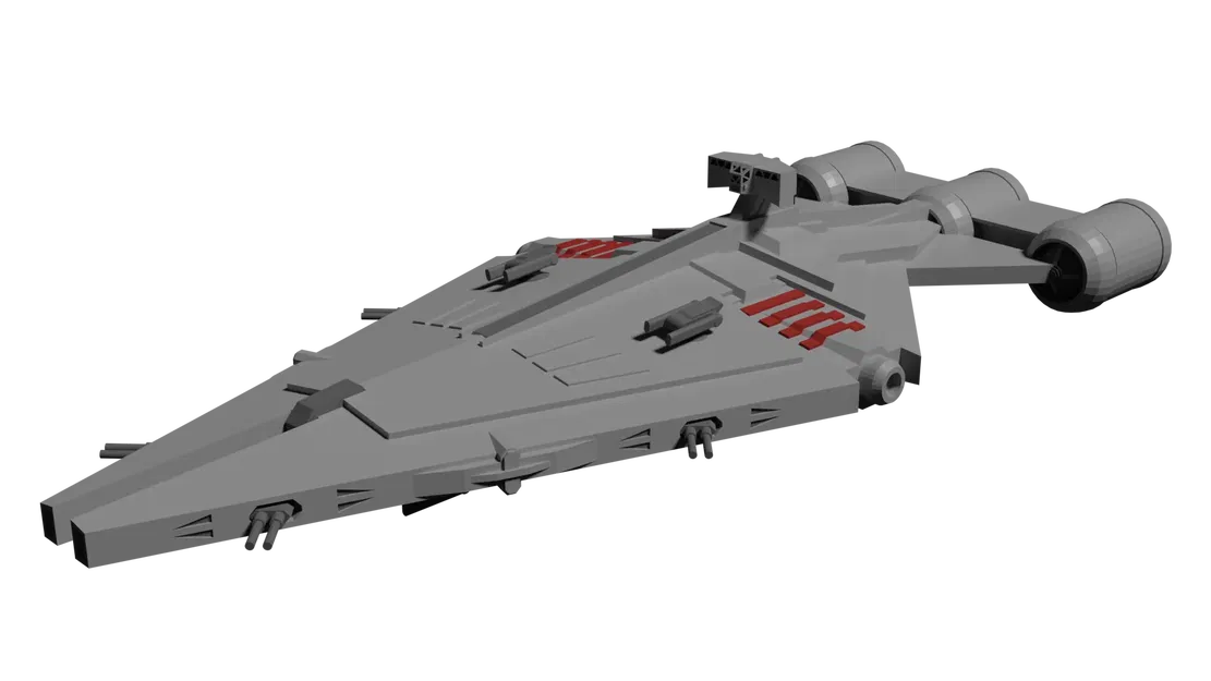 Mô Hình Star Wars Arquitens Cruiser Tỉ Lệ 1:2000 - Image 2