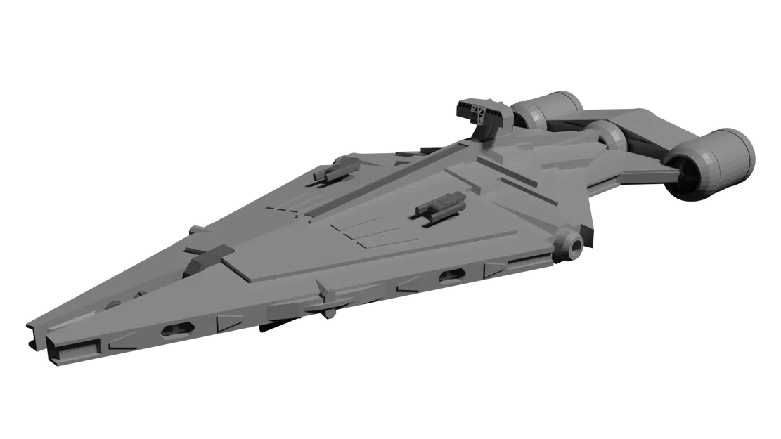 Mô Hình Star Wars Arquitens Cruiser Tỉ Lệ 1:2000 - Image 5