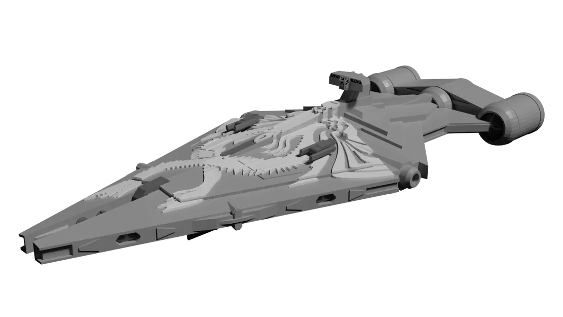 Mô Hình Star Wars Arquitens Cruiser Tỉ Lệ 1:2000 - Image 8