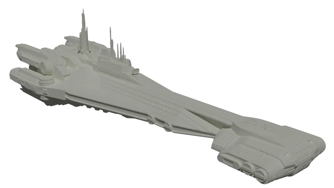 Mô Hình Tàu Tuần Dương Star Wars MPO 1400 lớp Purgill - Image 2