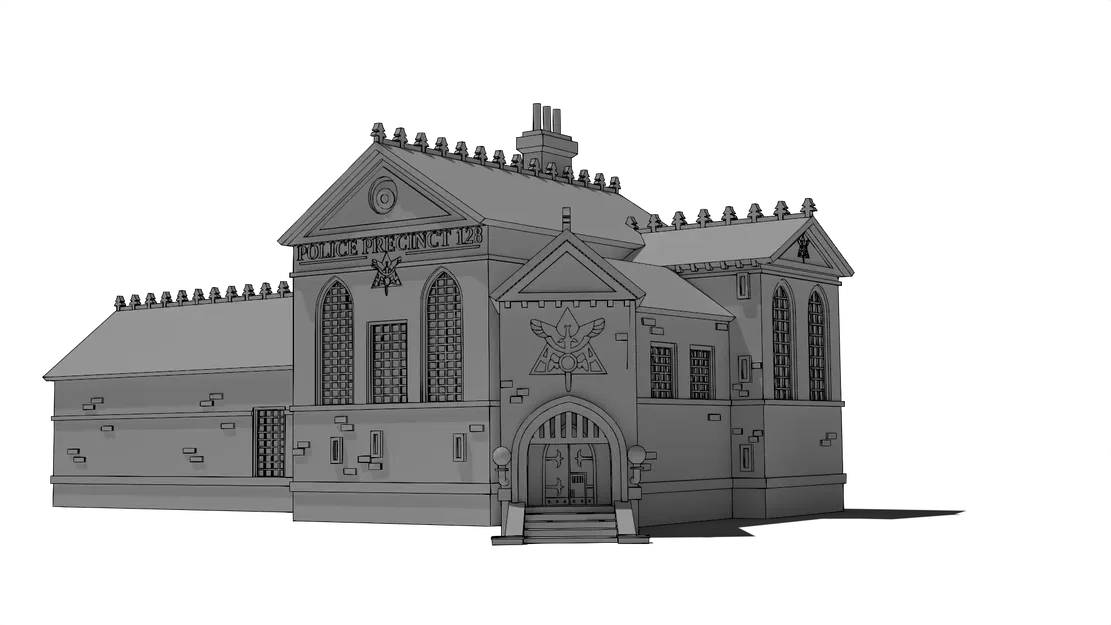 Mô hình Đồn Cảnh sát Bonesborough The Owl House - Image 2
