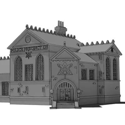 Mô hình Đồn Cảnh sát Bonesborough The Owl House