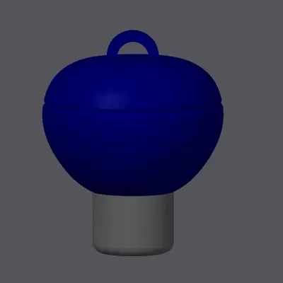 Móc khóa vỉ nướng Weber BBq 3D