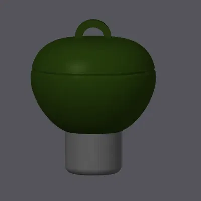 Móc khóa vỉ nướng Weber BBq 3D