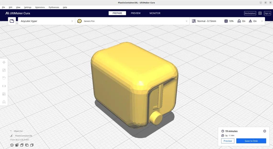 Bình Nhựa 20 Lít Tỉ Lệ 1/14 - Image 3