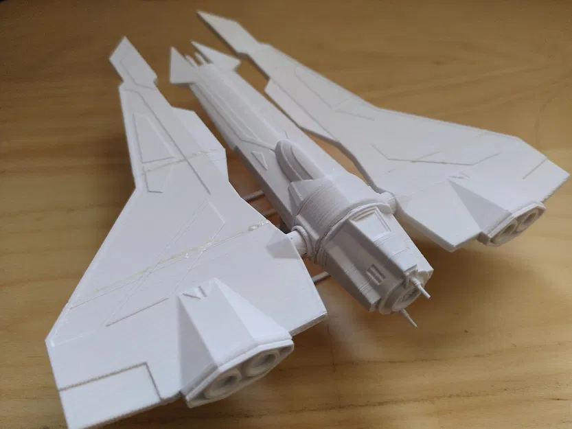 Star Wars Kom'rk/Gauntlet Fighter Tỷ Lệ 1:270 - Image 2