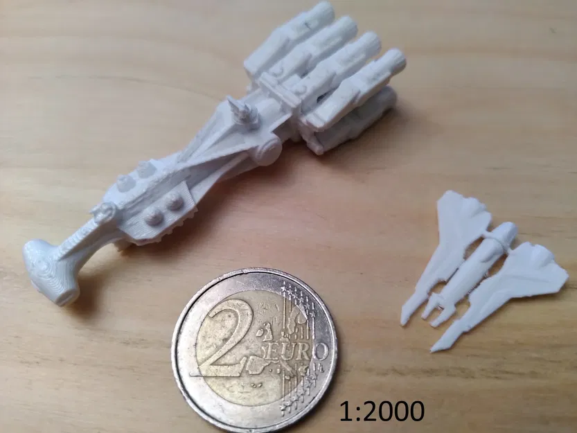 Star Wars Kom'rk/Gauntlet Fighter Tỷ Lệ 1:270 - Image 10