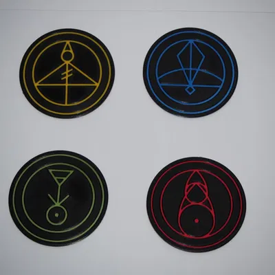 The Owl House Glyph Coaster