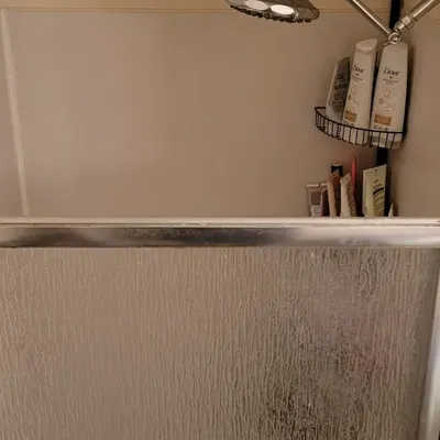 Caps for broken old shower door