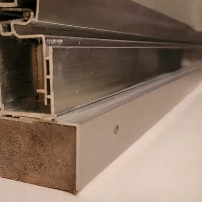 Caps for broken old shower door